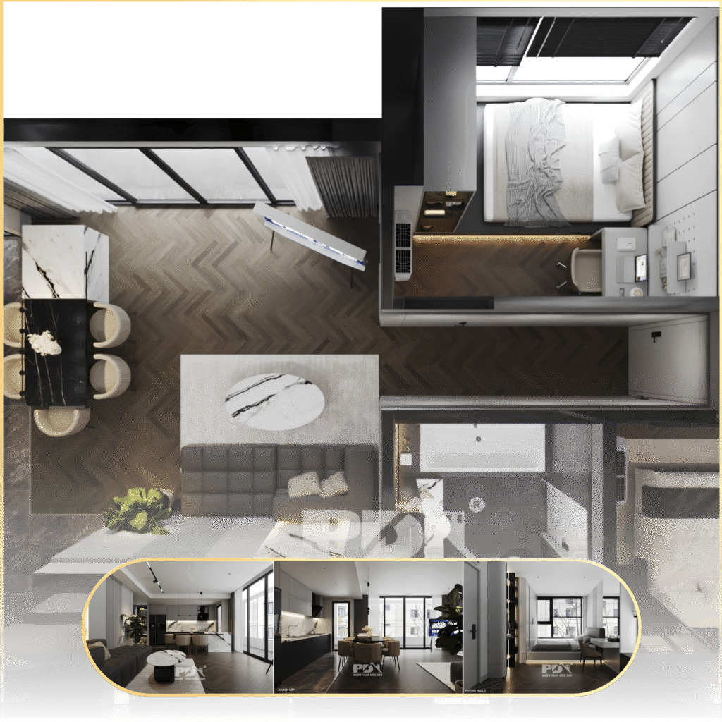 Hoàn Thiện Nội Thất Sun Cosmo Residence Đà Nẵng – Trọn Gói Từ 5,5 Triệu/m² Cùng Phúc Đại Nam