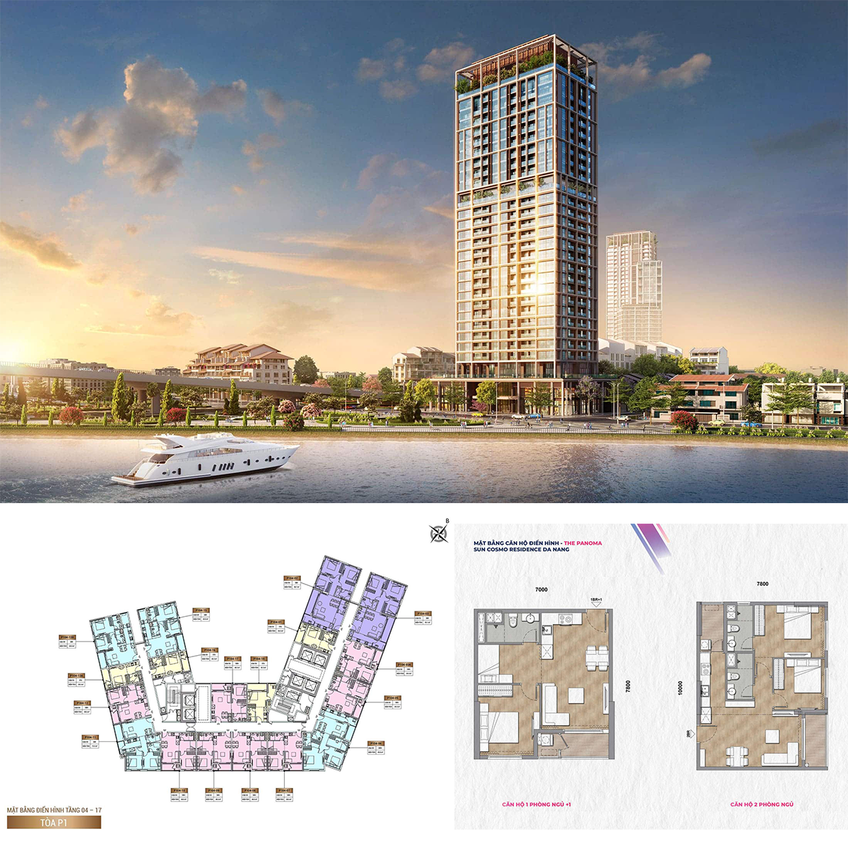 Mặt bằng tổng thể Sun Cosmo Residence – Cập nhật chi tiết 2025