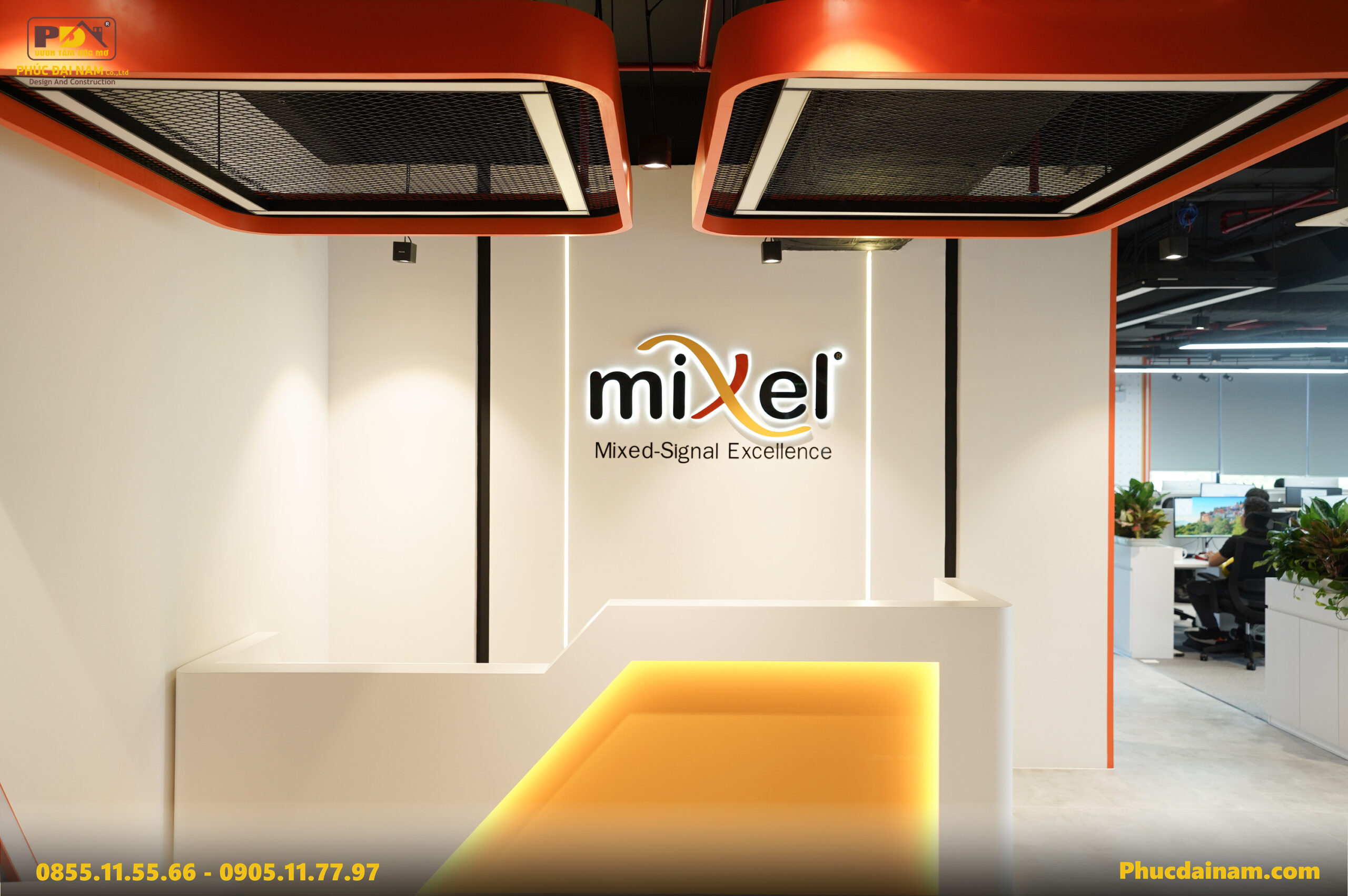 HOÀN THIỆN NỘI THẤT VĂN PHÒNG MIXEL VIỆT NAM - THI CÔNG TRỌN GÓI