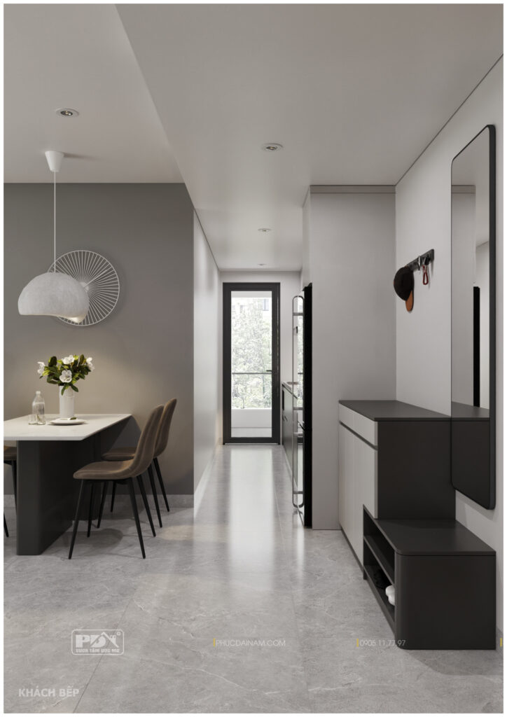 Thiết kế nội thất căn hộ 2PN Sun Cosmo Đà Nẵng tinh tế, thể hiện gu của chủ nhà