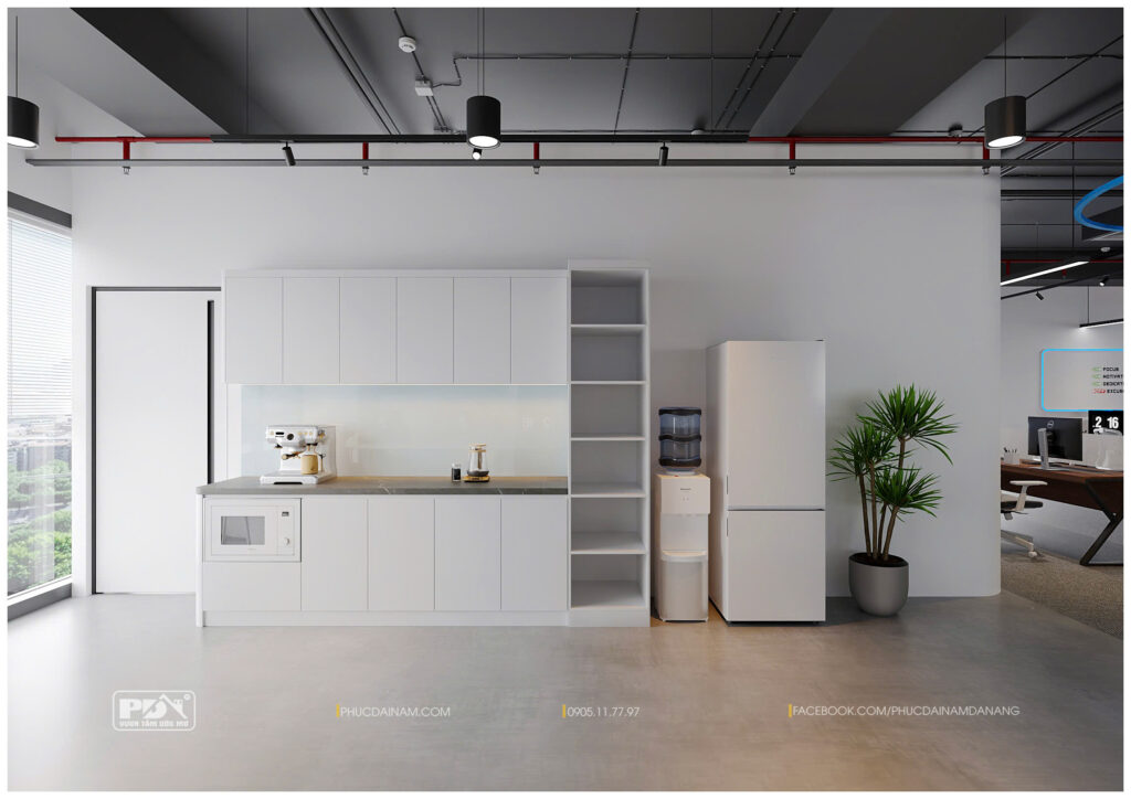 Thiết kế nội thất văn phòng Rikai - Khu vực Pantry