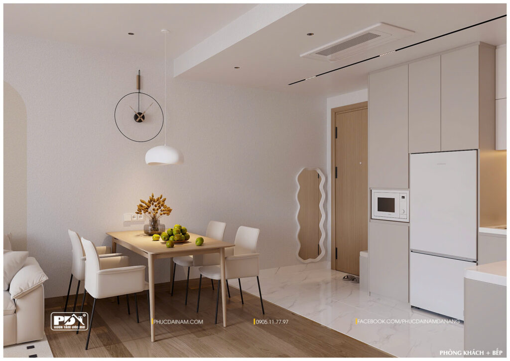 Mẫu thiết kế căn hộ Sun Ponte Đà Nẵng - Căn hộ 1PN