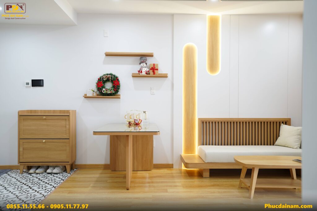 Tinh thần ấm áp được Phúc Đại Nam thể hiện qua không gian
