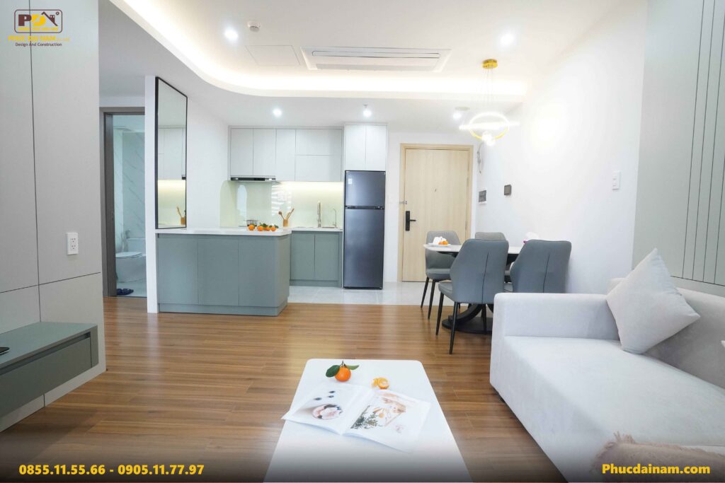 Hoàn thiện nội thất trọn gói căn hộ Sun Cosmo Đà Nẵng
