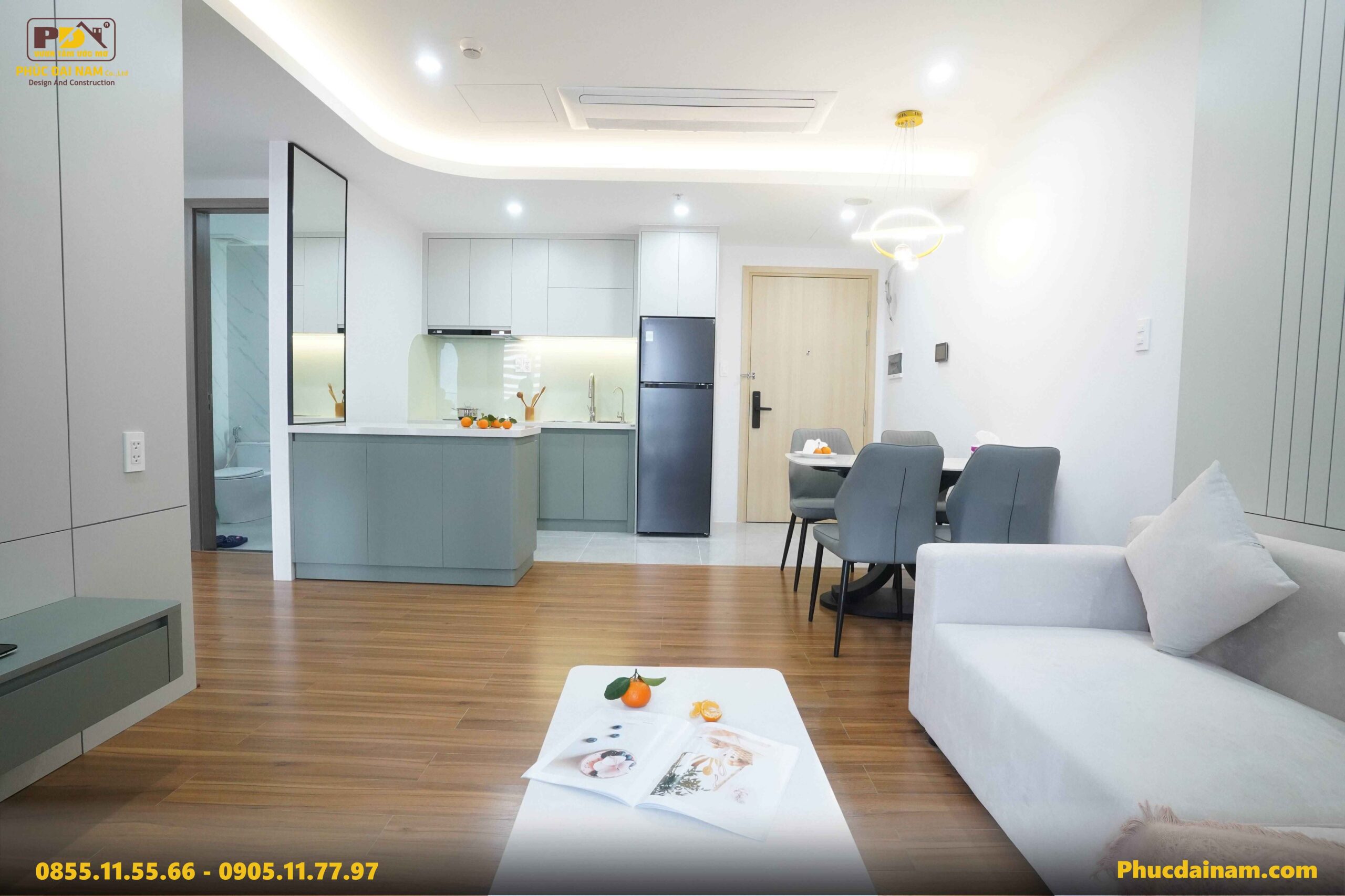 Hoàn thiện nội thất trọn gói căn hộ Sun Cosmo Đà Nẵng