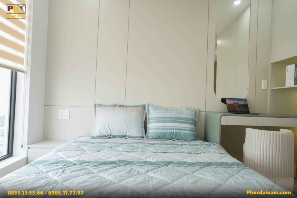 Giường ngủ êm ái sẽ giúp gia chủ dễ chìm vào giấc ngủ