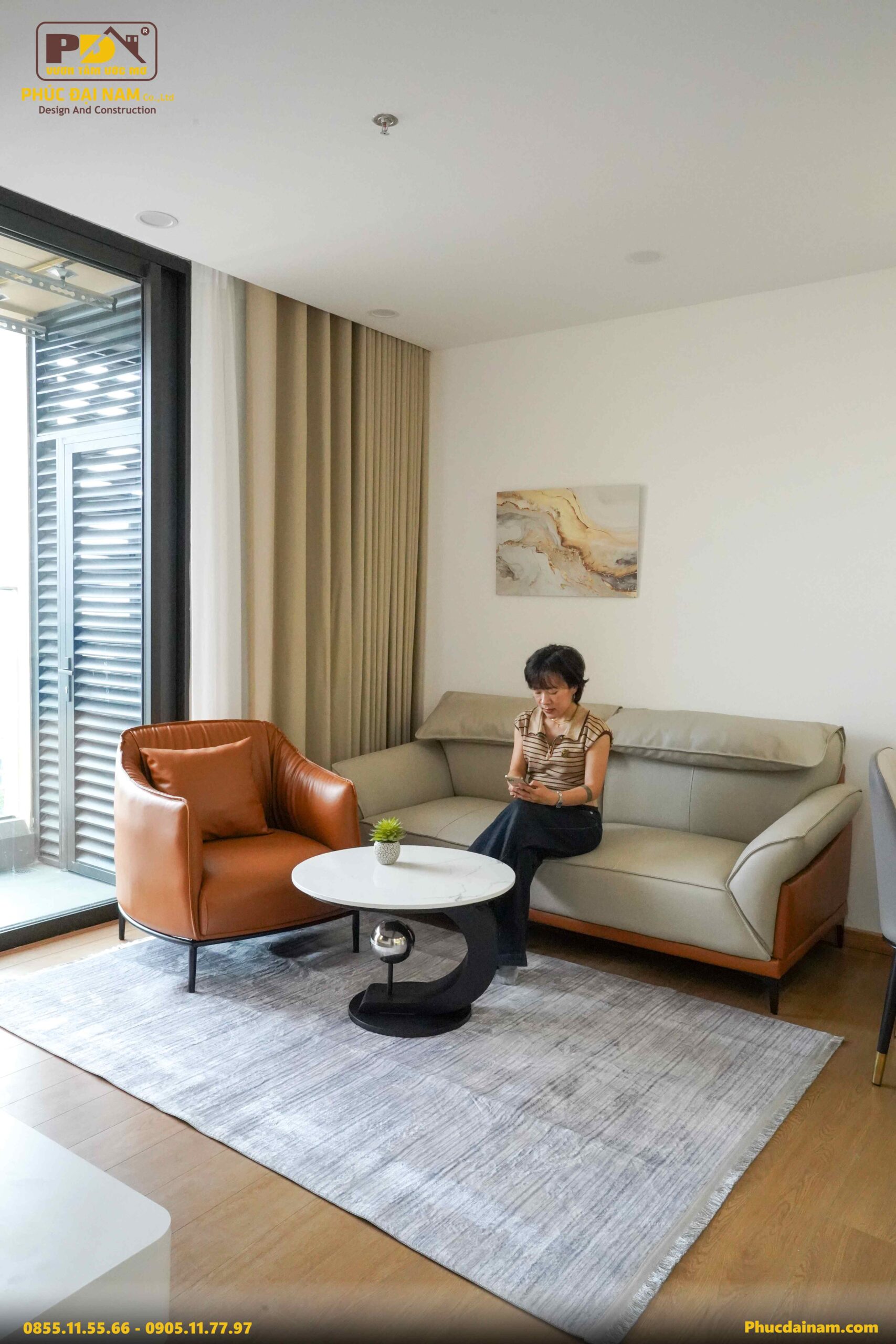 Hình ảnh hoàn thiện nội thất căn hộ cao cấp Sun Cosmo Đà Nẵng