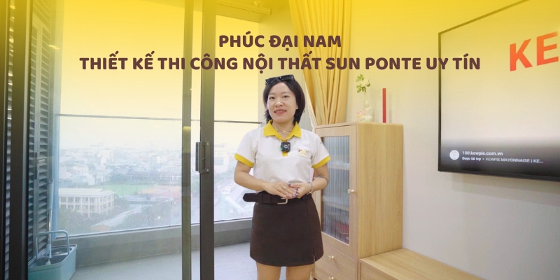 THIẾT KẾ THI CÔNG NỘI THẤT CĂN HỘ SUN PONTE RESIDENCE ĐÀ NẴNG