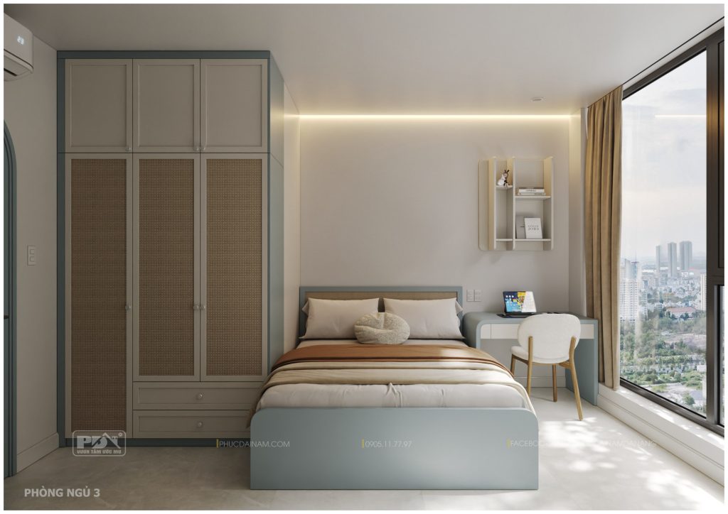 Dù có diện tích hạn chế nhưng thiết kế nội thất Sun Ponte này vẫn vô cùng hài hòa, không làm gia chủ cảm thấy bí bách khi sinh hoạt