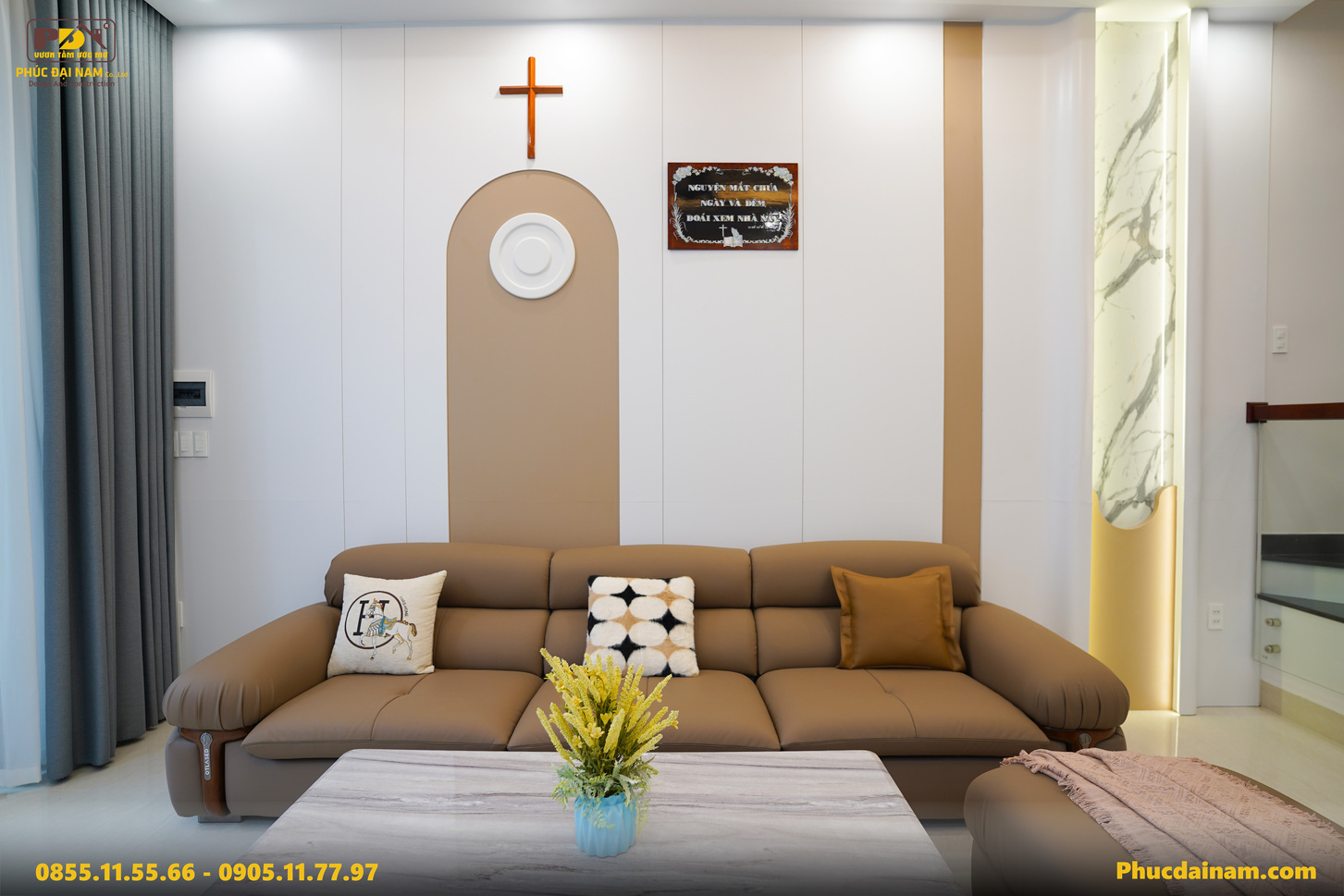 Thanh's House - Hoàn thiện nội thất nhà phố 2 tầng ở Cẩm Lệ