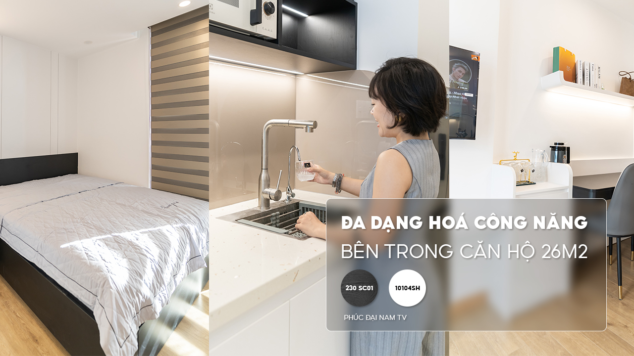 HÌNH ẢNH HOÀN THIỆN CĂN HỘ SUN PONTE ĐÀ NẴNG - CĂN HỘ STUDIO