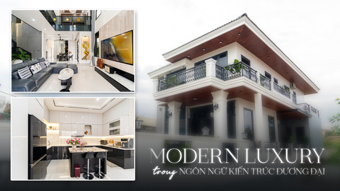 Pho's Villa - Hoàn thiện nội thất biệt thự 2 tầng rộng 600m2 ở Quảng Trị